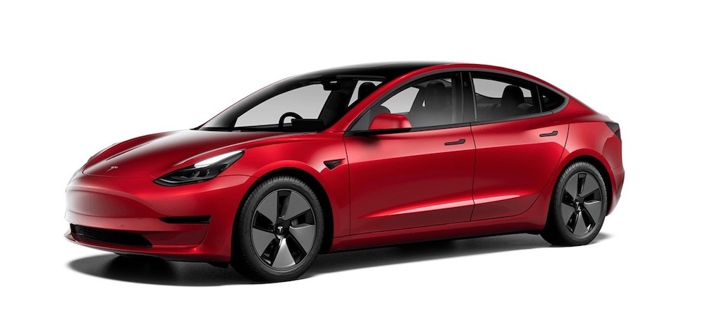 Green NCAP assessment of the Tesla Model 3 208 kW electric RWD automatic,  2022